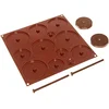 Image de Silikomart 22.152.77.0065 C3D02 Moule pour Chocolat Forme Sapin Thème Pâques Silicone Marron