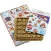 Image de silikomart | CA01 Kit CREATIVE XMAS COUNTDOWN, Kit composition 1 moule en Silicone, 1 boîte cadeau, Winter Holiday Inspiration, 28 x 28 mm, h 13 mm, Volume 140 ml, Made in Italy