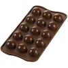 Image de Silikomart 22.150.77.0065 TARTUFINO moule en silicone, Brown