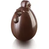 Image de silikomart | Moule à Chocolat Thermoformé Réutilisable LADY COCCA, Lot de 1 Moule à Chocolat pour Oeufs, en forme de Poule, 250 x 150 h 58 mm, Fabriqué en Italie