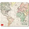 Image de LEGAMI - Tapis de Souris, Tapis de Souris avec Surface en PVC Anti-poussière et Anti-éblouissement, Base en Caoutchouc antidérapante, Thème Travel, 22,3 x 23,3 cm