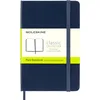 Image de Carnet classique - Format de poche - Pages blanches - Couverture rigide saphir
