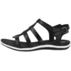 Image de Geox Femme D Sandal Vega A Sandales, Black, 38 EU