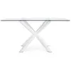 Image de CONCEPT1 May verre pied blanc 160 x 90 x h76 cm MAY-0732232