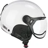 Image de CGM EBI Casque de Ski Unisexe pour Adulte, Blanc, S (55-56cm)