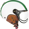 Image de CGM EBI Casque de Ski Unisexe Adulte, Blanc Vert Rouge Mat, S (55-56cm)