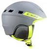 Image de CGM Primo, Casque de Ski Unisexe Adulte, Gris Jaune Fluo Mat, L (58-61cm)