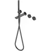Image de Ritmonio DOT316 Mitigeur de baignoire en acier inoxydable, avec set de douche, PR50EC202IBX,
