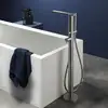 Image de Ritmonio DOT316 Mitigeur de baignoire sur pied, en acier inoxydable, PR50DB201INOX,