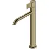 Image de Ritmonio DOT316 Round Mitigeur de lavabo en acier inoxydable, bec haut, PR50AF211ICX,
