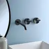 Image de Ritmonio DOT316 Round Mélangeur mural de lavabo en acier inoxydable, PR50AK212IBX,