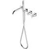 Image de Ritmonio Diametro35 Cross Mitigeur de baignoire avec set de douche, PR53EC201CRL,