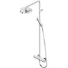 Image de Ritmonio Diametro35 Cross | Diametro35 S Colonne de douche avec mitigeur thermostatique, douchette stick et douche de tête Ø 200 mm, 7ADN207CRL,