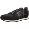 Image de Armani Exchange Logo de la Chaussure de Course rétro Noir