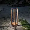 Image de zafferano Home Lampadaire solaire avec piquet de terre, LED, LD0256R3,
