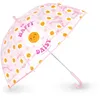 Image de LEGAMI - Parapluie enfant Dancin' In The Rain, thème Daisy, structure coupe-vent, ouverture manuelle, fermeture en tissu avec espace pour le nom, poignée crochet, 73x65 cm