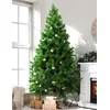 Image de Dmora - Sapin de Noël Riccardo, Sapin artificiel extra épais, arbre à effet réel en PVC, 326 branches, hauteur 120 cm