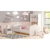 Image de Talamo Italia - Canapé lit 3 places Alicia, Canapé de salon avec ouverture pivotante en tissu rembourré, Accoudoirs fins, 100% Made in Italy, 200x95h90 cm, Gris