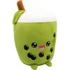Image de Joytoy BEMIRO Peluche au Visage Kawaii - Vert - Environ 22 cm - Peluche Douce - 100% Polyester