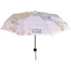 Image de Legami - Parapluie pliable, Ø 100 cm, en polyester, structure en acier noir, poignée en plastique, théma Travel, léger, structure coupe-vent, étui inclus