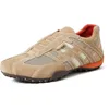 Image de Geox Homme Uomo Snake L Sneakers, Beige/Dk Orange, 39 EU