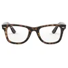Image de Rayban mixte adulte 0RX 4340V 2012 50 Lunettes de soleil, Marron (Havana)