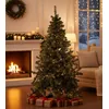 Image de Dmora - Sapin de Noël Plaine, Pin Artificiel, Arbre à Effet réel, Sapin de Noël, Made in Italy, 150x150 h250 cm, Vert