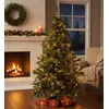 Image de Dmora - Sapin de Noël 180 cm Plaine, Pin Artificiel, Arbre à Effet réel, Sapin de Noël, Made in Italy, 130x130 h180 cm, Vert