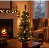 Image de Dmora - Sapin de Noël Sassiere, Pin Artificiel, Arbre à Effet réel, Sapin de Noël, Made in Italy, 40x40 h75 cm, Vert
