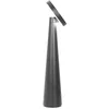 Image de Zafferano, Lampe Angelina, Lampe de Table Rechargeable et Sans Fil avec Contrôle Tactile et Tête Pivotante, Adaptée pour Intérieurs, Dimmer, 2200-3000 K, Hauteur 26 cm, Couleur Noir