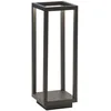 Image de Zafferano, Home Pro, Lampe de Table Rechargeable et Sans Fil avec Contrôle Tactile, Convient pour le Salon et l'Extérieur, Dimmer, 3000 K, Hauteur 29,4 cm, Couleur Gris Foncé