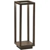 Image de Zafferano, Home Pro, Lampe de Table Rechargeable et Sans Fil avec Contrôle Tactile, Convient pour le Salon et l'Extérieur, Dimmer, 3000 K, Hauteur 29,4 cm, Couleur Corten