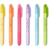 Image de Legami - Lot de 6 surligneurs effaçables, Magic Highlighters, double pointe pour surligner et effacer, pour traits fins et épais, jaune, orange, rouge, violet, bleu clair, vert