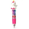 Image de LEGAMI MRP0001 Mini stylo à bille 4 couleurs, Mini Magic Rainbow, 2,3 x 10 cm, encre 4 couleurs, vert, bleu, violet, rose, pointe 1 mm, poignée ergonomique en silicone (Lot de 3)