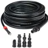 Image de Bakaji - Sonde de débouchage pour Tuyau Haute Pression 15 m, système Anti-Pliage, connecteur intérieur en cuivre revêtement en PVC, résistance maximale 160 Bars avec 4 adaptateurs