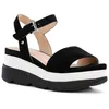 Image de Geox Femme D Gardenia C Sandales, Black, 35 EU