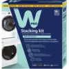 Image de Wpro SKN101 Kit de superposition premium universel pour lave-linge/sèche-linge avec tablette coulissante et sangle