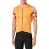 Image de Briko Jerseyko Abstract T-Shirt, Orange, Large Hommes