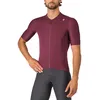 Image de Castelli Espresso Jersey Maillot Technique Homme, Deep Bordeaux/Silver Moon, XXL