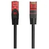 Image de Câble Patch Ethernet Cat 6 U/UTP, Transmission jusqu'à 1Gigabit, AWG 26/7, 2 connecteurs RJ45. Idéal pour la Transmission par Fibre Optique avec des Liaisons Gigabit/LAN, 5m, Noir