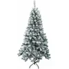 Image de Galileo House 5917661 PVC Sapin de Noël enneigé, 1000 Branches, Vert/Blanc, 210 cm Hauteur