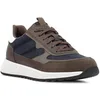 Image de Geox Baskets U Molveno B pour Homme, Vert Olive Bleu Marine, 41 EU