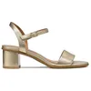Image de Geox Femme D Aurely 50 B Sandales à Talons, Doré, 39.5 EU