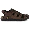 Image de Geox Homme Uomo Strada C Sandales Sport, Marron foncé, 41 EU