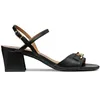 Image de Geox Sandales à talons D New Eraklia 50 pour femme, Noir, 38 EU