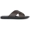 Image de Geox Homme U Erice B Sandales Claquettes, café, 42 EU