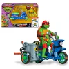 Image de TORTUES NINJA Les Tortues Ninja, Véhicule avec Figurine exclusive de 12 cm, avec fonction combat, Raphael, Jouet pour enfants dès 4 ans, TU8032