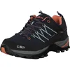 Image de CMP Rigel Low WMN Trekking Shoes WP Femme Chaussures de randonnée, Bleu Foncé Vert Rose Pêche B Blue Giada Peach, 38 EU