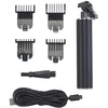 Image de BEPER P304CAP001 Tondeuse à Cheveux Tondeuse de Précision, Cheveux/Barbe/Visage, Lames en Acier Inoxydable Étanches, Peignes Régulateurs, Couvre-Lames Inclus, Rechargeable par USB, Noir