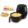 Image de BEPER P101FRI050 Friteuse à air chaud, frite sans huile, 5 L, écran tactile, 7 programmes préréglés, réglable jusqu'à 200°C, minuterie 60 minutes, arrêt automatique, noir